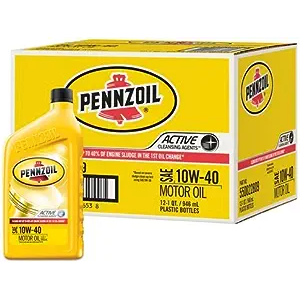 Pennzoil Motor Oil 10W40 6/1 Quarts